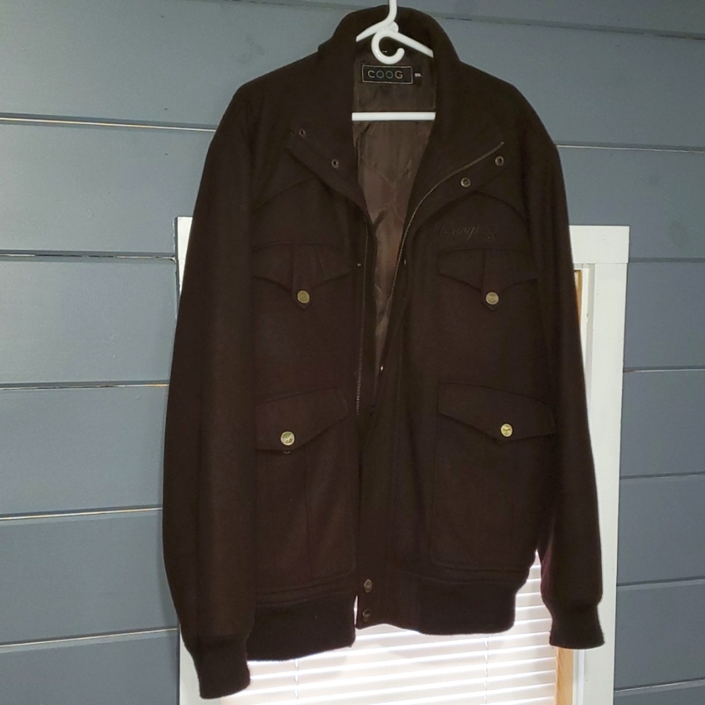 Coogi Bomber Jacket Coat